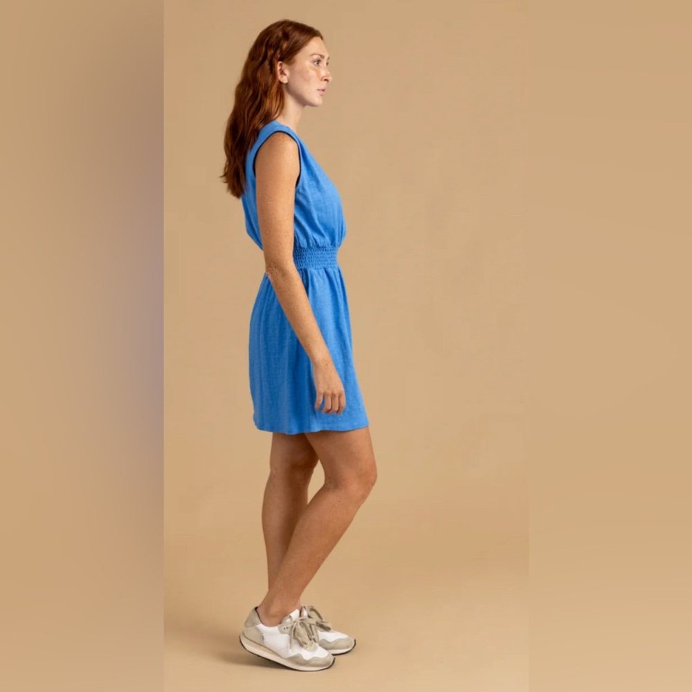 NWT NEW SEDGE MELISSA DRESS, small, indigo